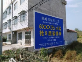 新郑墙体广告质量分析