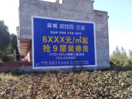 新郑品牌公司青睐的墙体广告